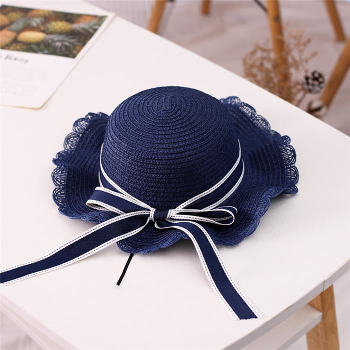 Babyhut für Eltern und Kind süß super süß Mädchen Prinzessin Strohhut Fischerhut Frühling und Herbst Kinder Sonnenhut Sommer Trend Erwachsene