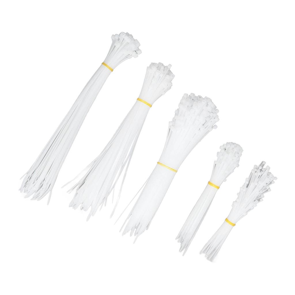 550Pcs Nylon Cable Assortment Set Self Locking Electric Wire Ties for Outdoor Indoor