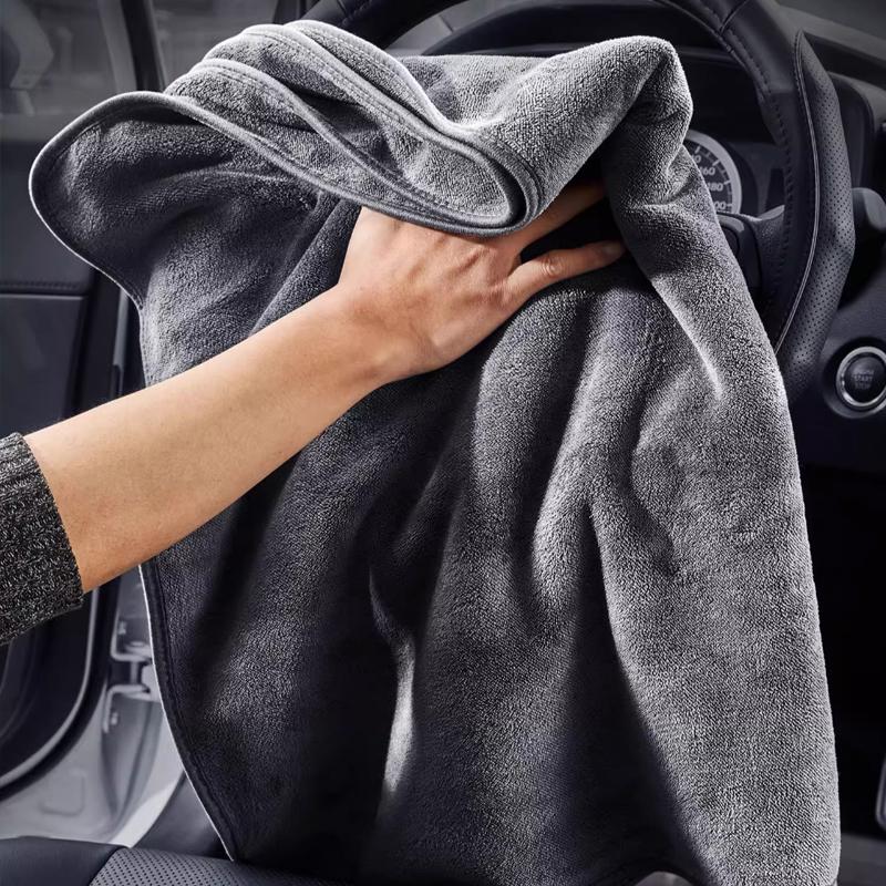 Large Towel Microfiber Cleaning Towel Super Absorbent Thicken Soft Drying Cloth Car Body Washing Towels Car Cleaning Towel Clean