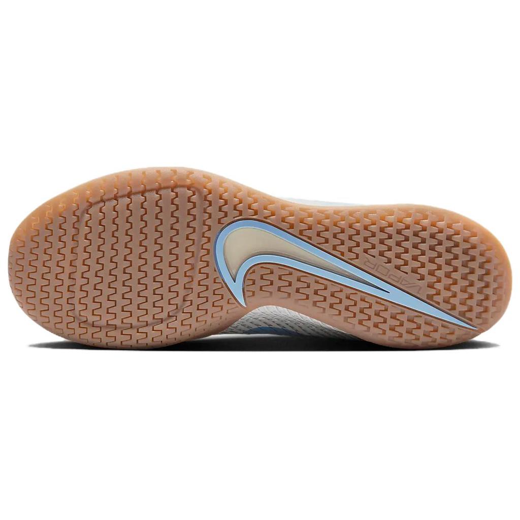 NikeCourt Air Zoom Vapor 11 HC White Light Blue Gum Men Sneakers Sail Gum-Light-Brown DR6966-107