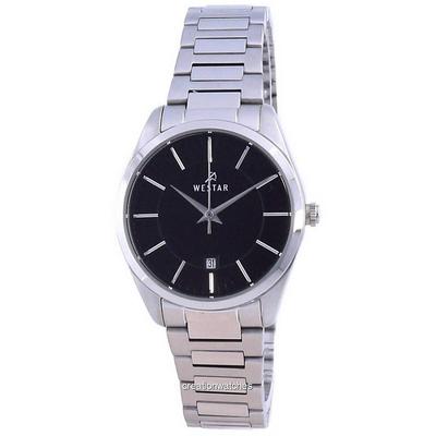 Black Dial Stainless Steel Quartz 40213 STN 103 Women's Watch