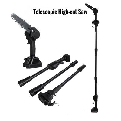 Garden Logging Rechargeable High-Altitude Electric Chain Saw Household Small High-Altitude Saw Telescopic Rod Electric Pruning Chain Saw