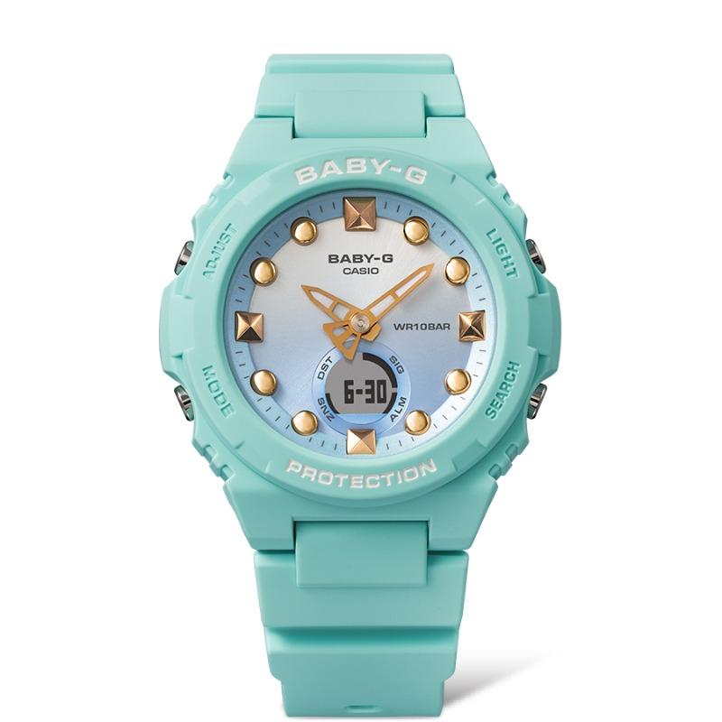 Casio Baby-G Women's Resin 100M Water Resistant Analog Shock Resistant Quartz Watch BGA-320-3A