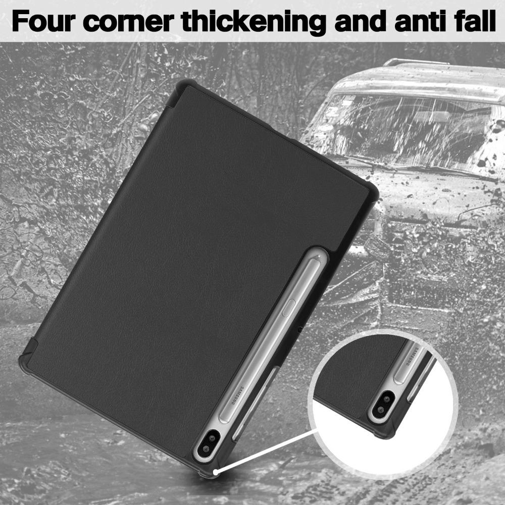 For Galaxy Tab S6 10.5 Case Premium Leather Cover for S6liteP610 T720 Shockproof Stand