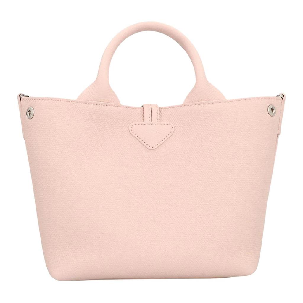 Longchamp Le Roseau T Buckle Adjustable Shoulder Strap Leather Shoulder Crossbody Bag Small Women Bags Ballet-Pink 10273HFPP90