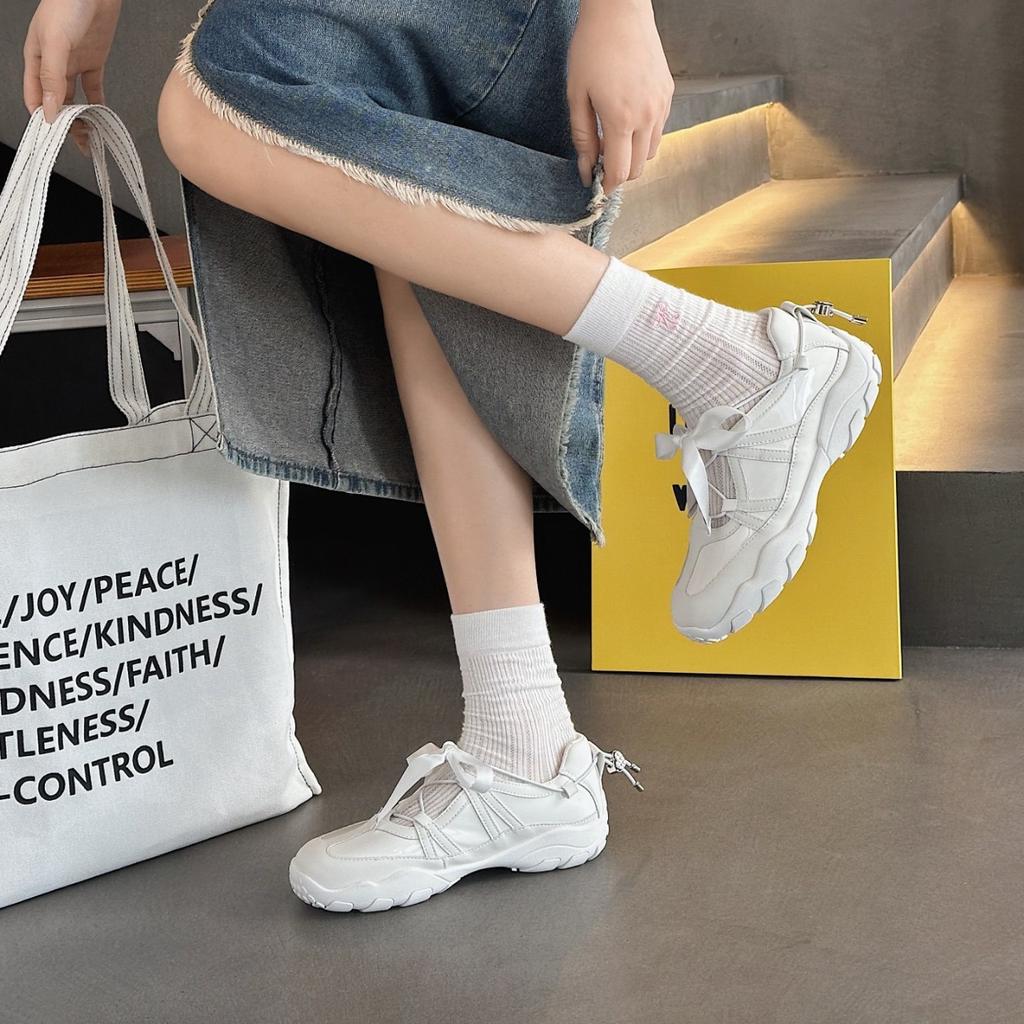 5CM height-increasing ballet style women's summer hollow and breathable Mary Jane platform casual sports sandals