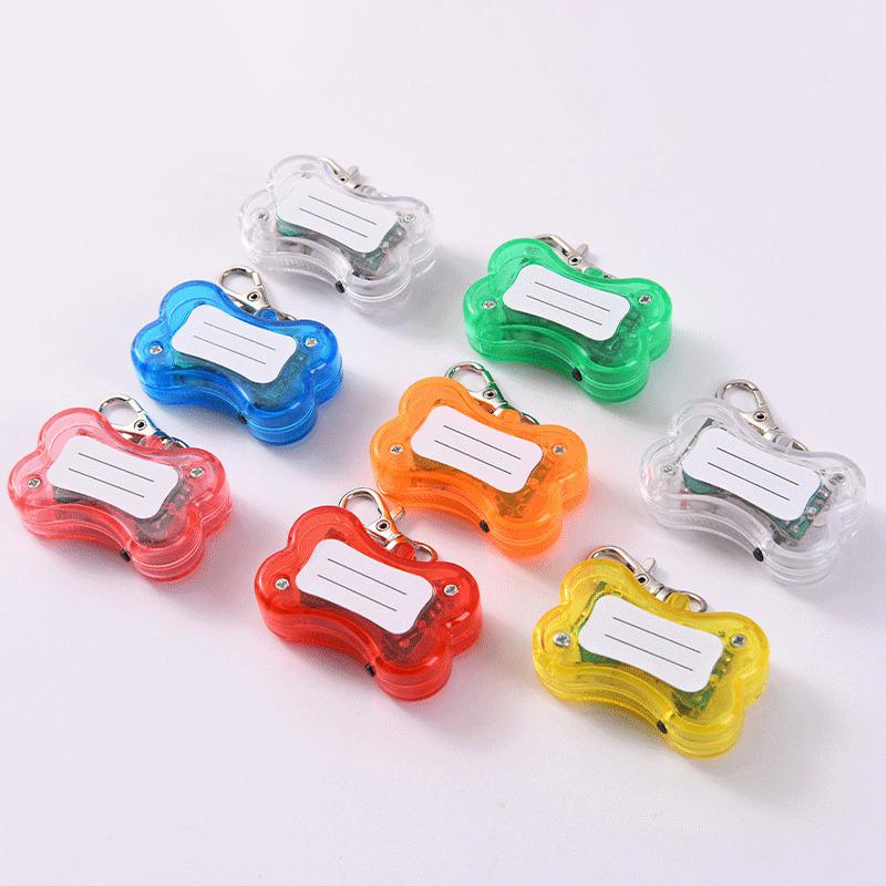 LED Pet Glowing Pendant Waterproof Knapsack Bicycle Running Warning Lamps With Hanging Hook Dog Night Walking Warning Night Lamp