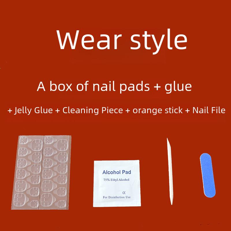 Stylish Cow Pattern Reusable Manicure Plate Set