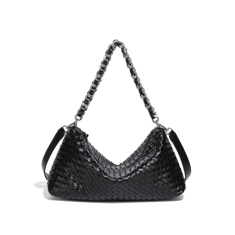 Fashionable and Simple Single-shoulder Crossbody Bag, Versatile Hand-carry Underarm Bag, Large-capacity Hand-woven Bag for Commuting