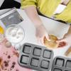 Non-stick Brownie Cake Pan 6 Cavities Bread Mold Kitchen Accessory Muffin Cake Baking Tray  Pudding