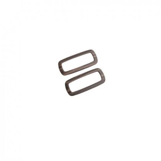 For BMW X3 G01 X4 2018- Peach Wood Grain Rear Reading Light Lamp Frame Trim