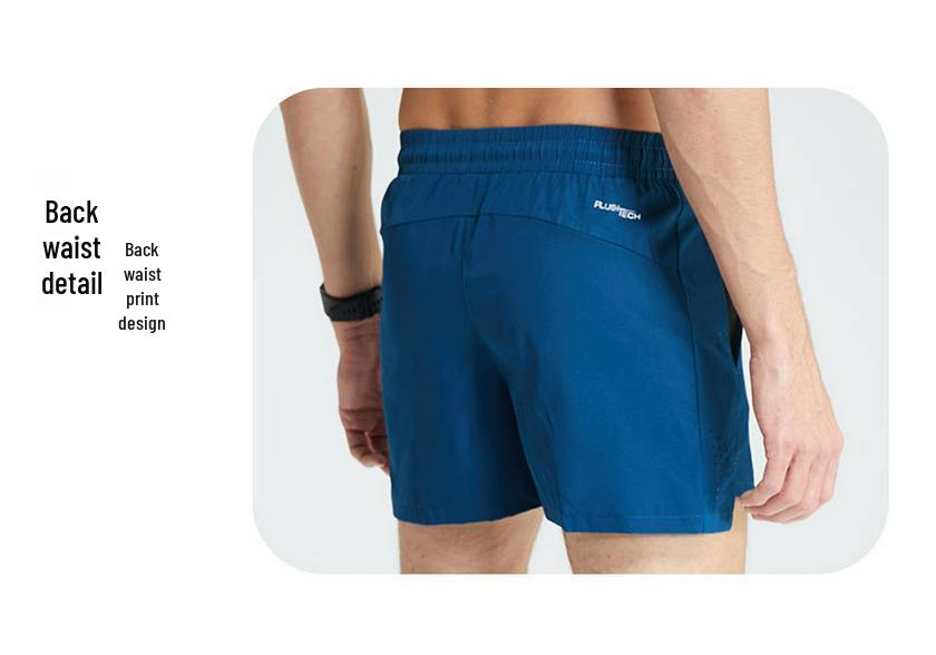 Men's Quick-Dry Mesh Running Shorts, 3/4 Length, Stretch & Breathable for Marathon Fitness