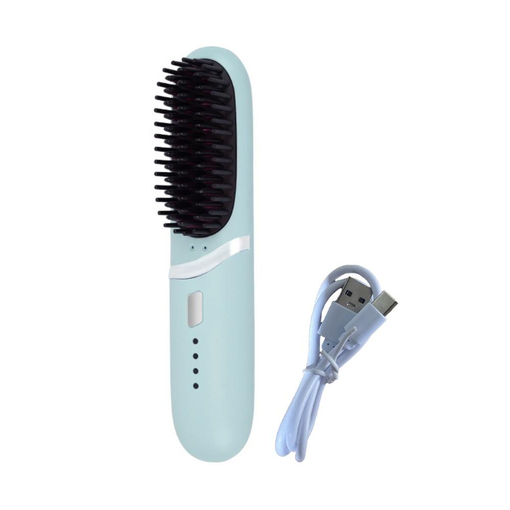 Straight Roll Dual-Purpose Charging Straight Hair Comb Long Lasting Electric Hot Comb  Gifts