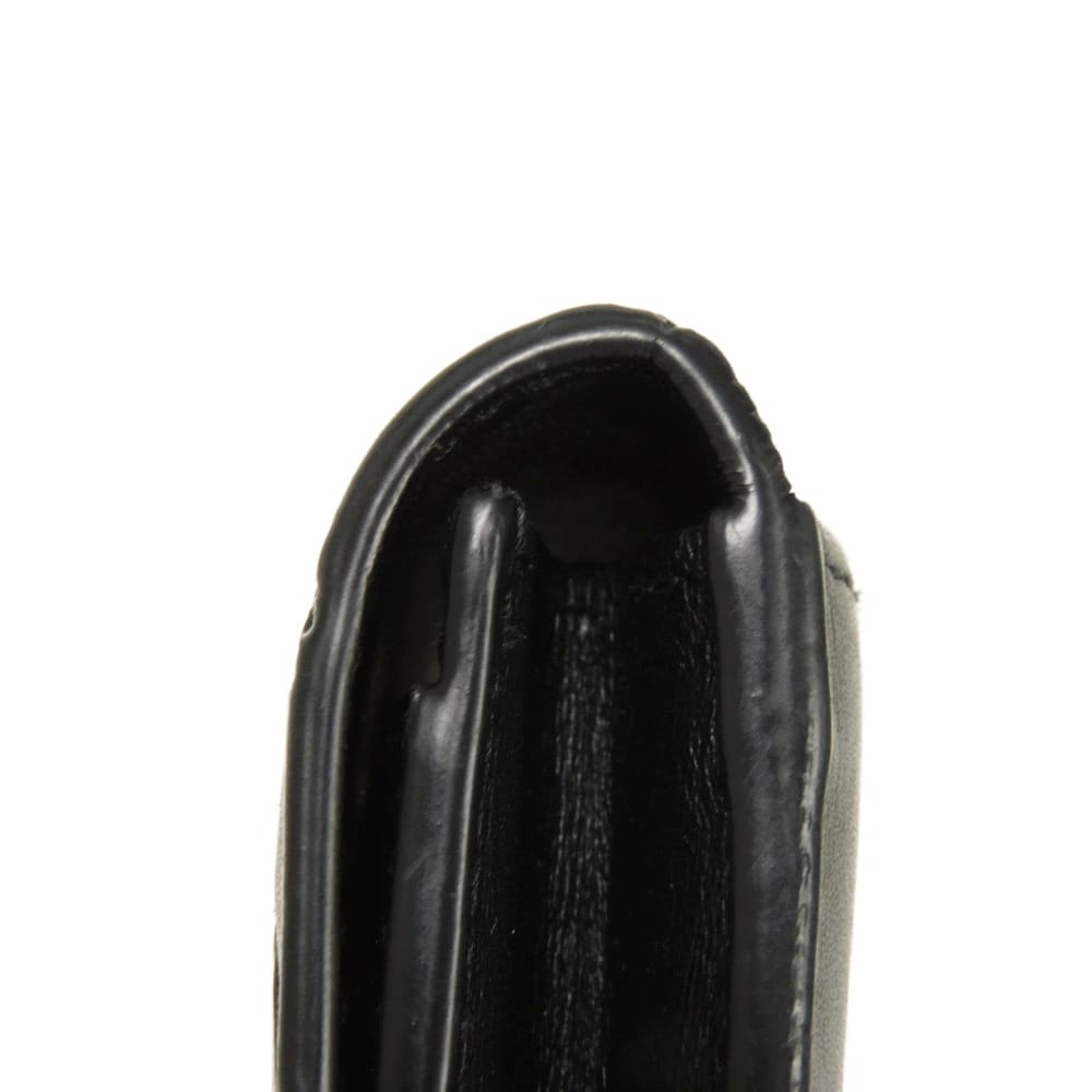 Used 11897 Business Card Holder 605720 VCPQ3 8803 7946 Pass Case RFID IC Chip Maxi Intrecciato Black Men's from Japan