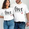 Love Never Fails Couple Shirt Couple Love Shirt, Gift for Her for Valentines Gift for Him S S