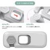 BTtime Child Lock Set of Door Drawer Cabinet Refrigerator Easy Opening and Baby Tamper Injury Earthquake Prevention 5, Locks, Locks, Locks, Locks,