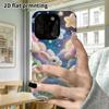 Phone Case: 2D Flat Design Suitable for iPhone 18 17 16 15 14 13 Pro Protective Case, White Rabbit Under the Starry Sky, Perfect Christmas and Hallowe