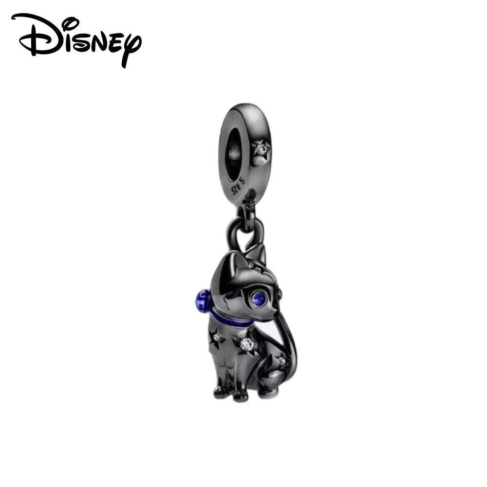 Disney 925 Silver Mickey and Flower Fairy Pendant Beads Suitable for Girls To DIY Original Bracelets Fashion Gifts