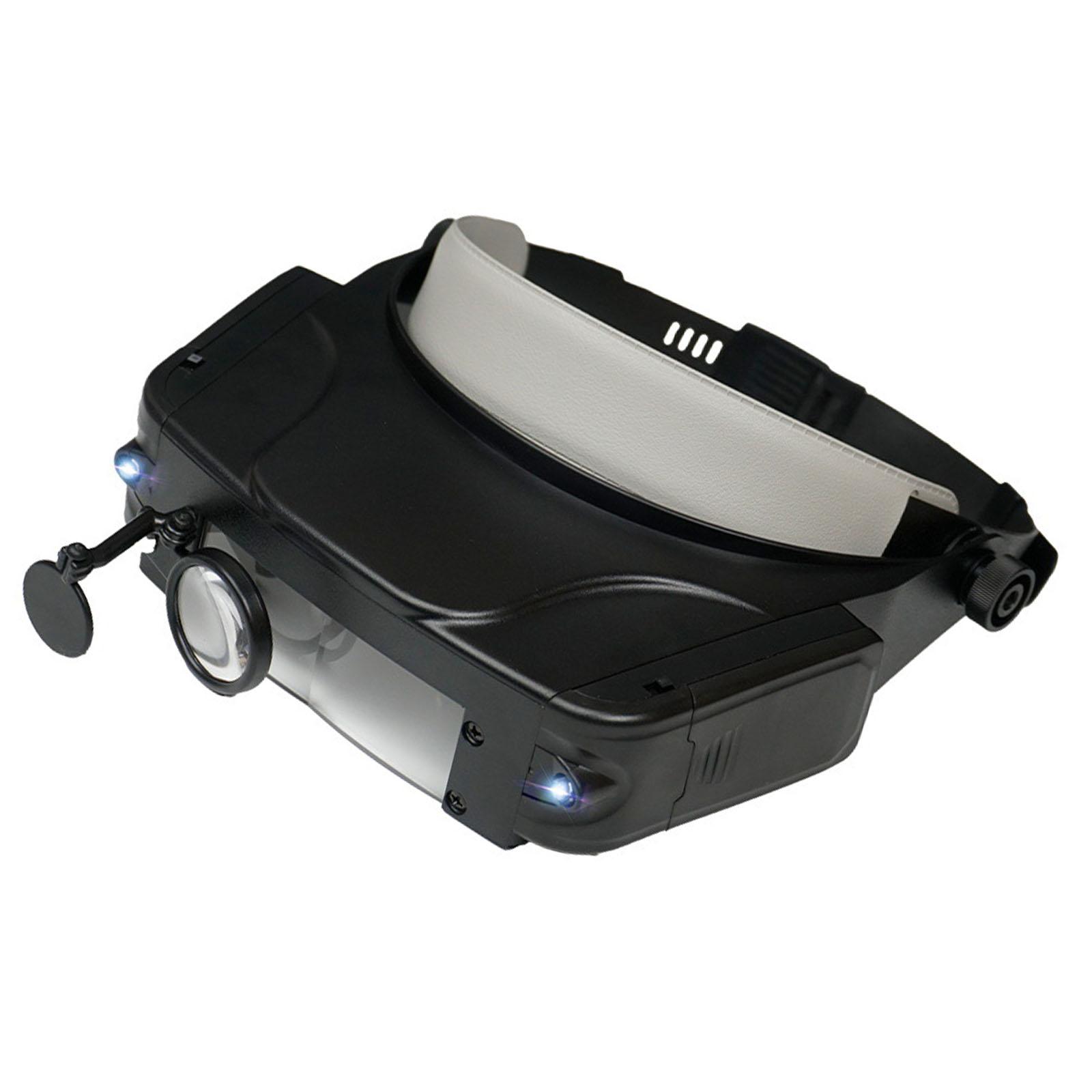 

Наголовні окуляри з чотирма регульованими рівнями збільшення для точної роботи та використання без рук