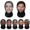 3D Printed Cosplay Headwear Fashion Elastic Mesh Full Face Mask Realistic Funny Cosplay Props Halloween Decor Unisex Men Women