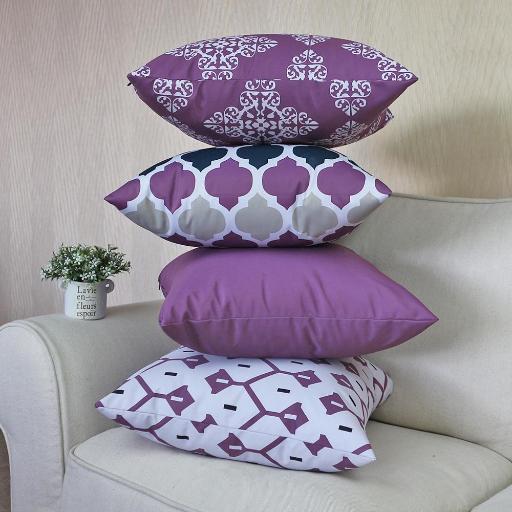 Silla de Jardín para Exteriores de 40/45/50/60 cm Funda Impermeable para Cojín Balcón a Prueba de Salpicaduras de Agua Decoración del Hogar Funda de Almohada