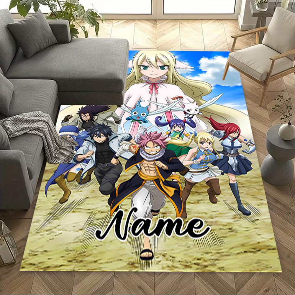 Fantasy World Adventure Customize Your Name Floor Mat Perfect for Playrooms Decorate room Foyer Hallway Antislip Carpet Office home decor
