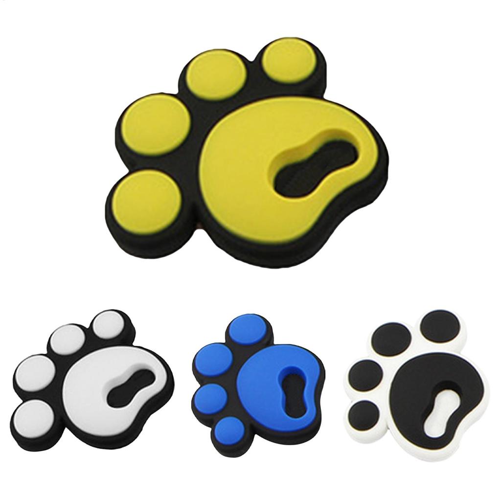 4pcs Snowboard Stomp Pad Self Adhesive High Grip Traction Mat Footprint Shape for Ski Board Control Skis Snowboarding
