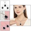 Black Spinal  Pendant Gemstone Jewelry Handicraft Valentine'Day Gold