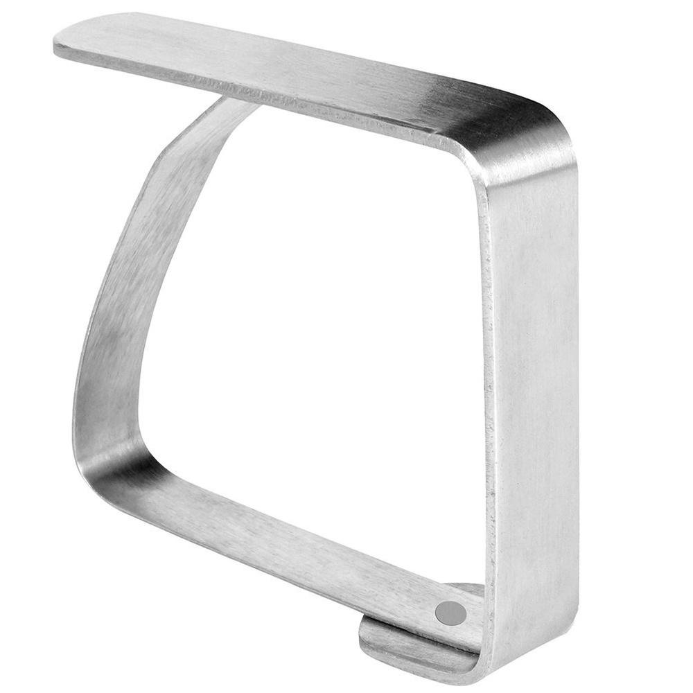 4x Steel Metal Clips Holder Clamp for Tablecloth, Oilcloth, Table Top