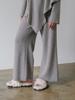 Maensyeonhem Wide Wool Knit Pants_Melange Beige