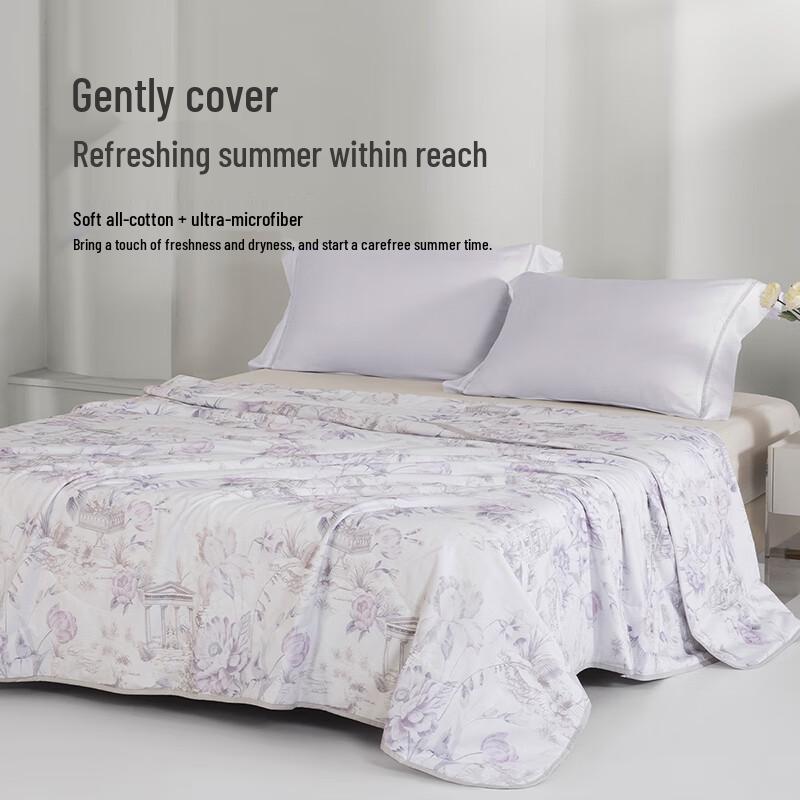 Mengjie Lanting Pure Cotton Printed Summer Quilt