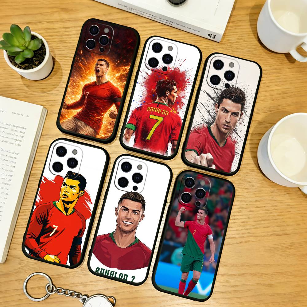 Cristiano Ronaldo Handyhülle Silikon Weich Für IPhone 17 16 15 14 13 12 11 X XR Plus Pro Max Plus