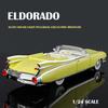 Simulation 1:24 1959 Eldorado Big Rocket Classical Alloy Cars Model Collection Ornament Children'S Toy Model Miniature Voiture