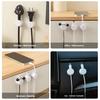 6Pcs Rotatable Cord Holder Adhesive Home Office Nightstand Desk Cable Organizer Magnetic Wire Management Clip Charging Cord