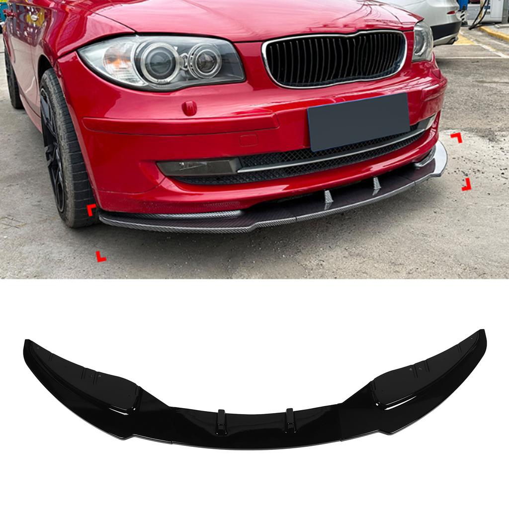 3 ks Lipový splitter spoiler předního nárazníku pro 1. řadu E81 E82 E87 E88 LCI Standardní edice 2008 až 2011