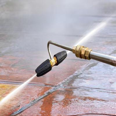 High Pressure Spray Nozzle 360° Professional Quick Connect 1/4in Adapetr 4000PSI Stainless Steel