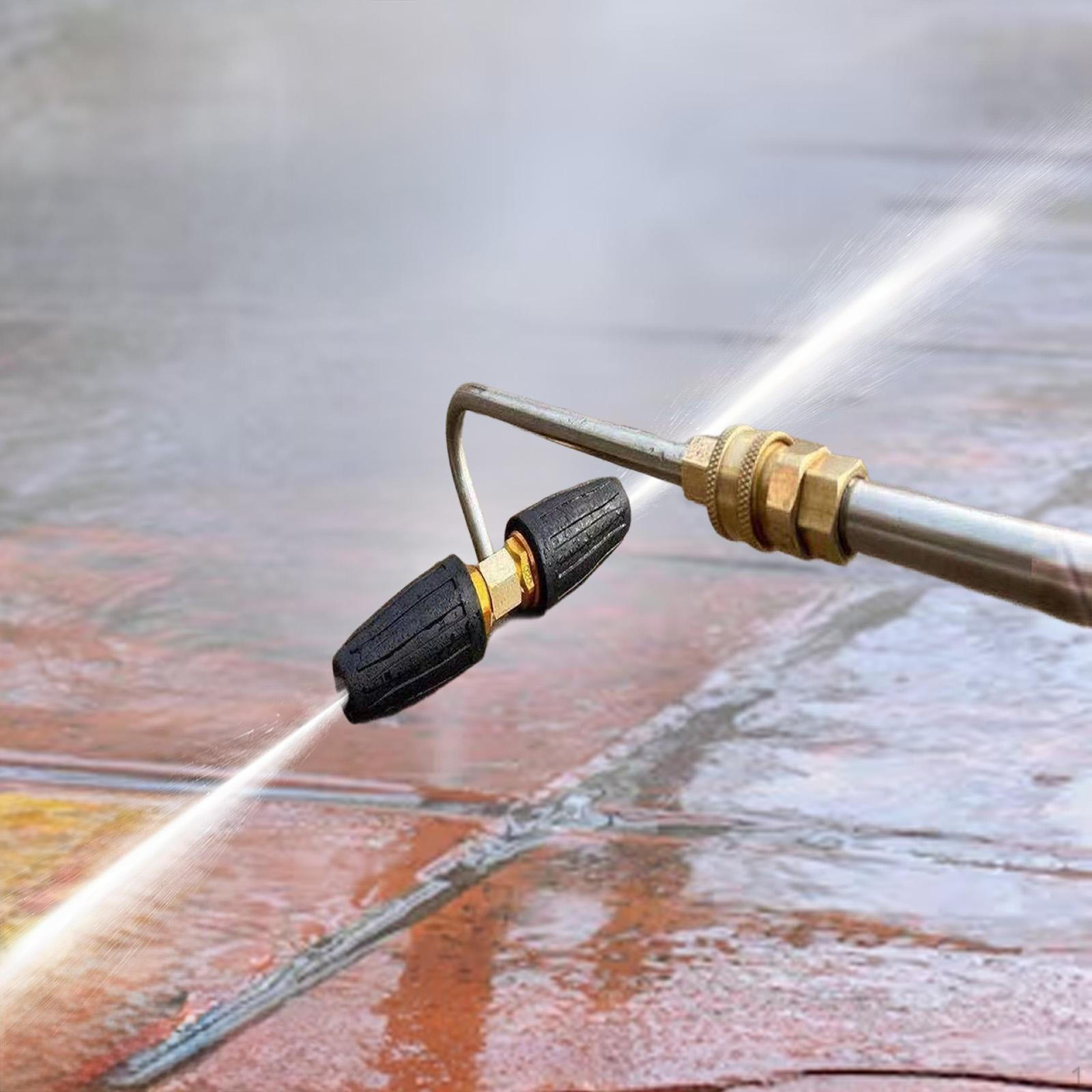 

Профессиональная насадка-распылитель высокого давления 360° с быстрым соединением 1/4 дюйма, адаптер 4000 фунтов на квадратный дюйм, нержавеющая сталь