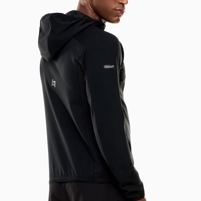 Emporio Armani logo-print zip-up hoodie 7M000591-AF13534-UC001