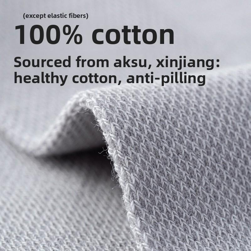 Socks Men's Summer Lightweight Pure Cotton Short Socks Low-cut Boat Shoes Mesh Breathable Anti-odor Men's Socks