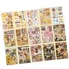 Cartoon Miniature Scene Sticker Fun 3D Miniature Scenery Sticker for Kid Adult Scrapbooking Journal Craft Embellishment
