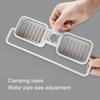New Storage Organizer for Kitchen Sink Faucet Sponge Soap Cloth Drain Rack Holder Shelf No Drills Requir