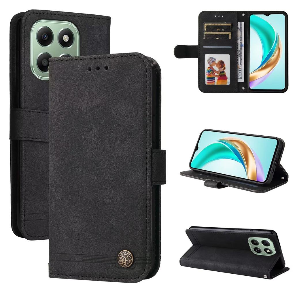Applicable TECNO Spark 30 Mobile Phone Leather Case, Transsion Hot 50 Skin Matte Card Holder Protective Case