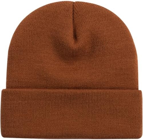 Rosoz Unisex Winter Beanie Cuffed Knit Skull Cap for Men and Women