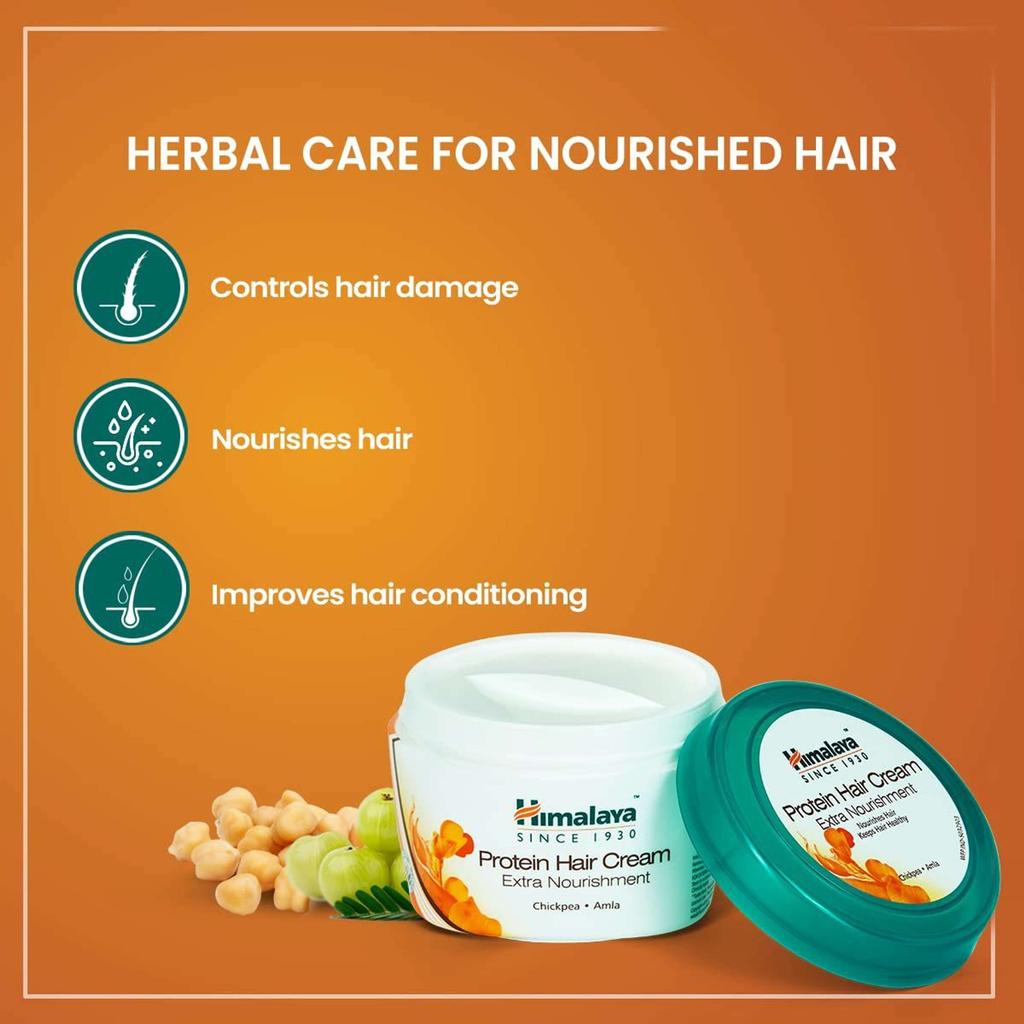 Protein Hair Cream with Chickpeas and Amla: To Nourish Hair (100 Ml), Protein Hair Cream Himalaya