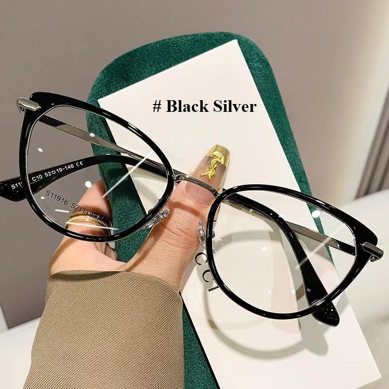 Fashion Cat Eye Photochromic Glasses for Women UV Protection Color Changing Sunglasses Anti Blue Light Eyewear