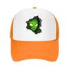 pc ATHACER Alien Theme Baseball Cap  Retro washed black  suitable for outdoor fashion Unisex and Women Halloween headwear