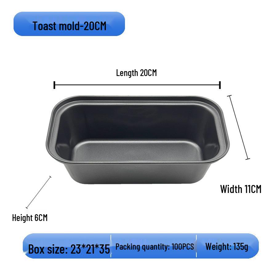 Carbon Steel Non-stick Rectangular Bread and Pizza Pan