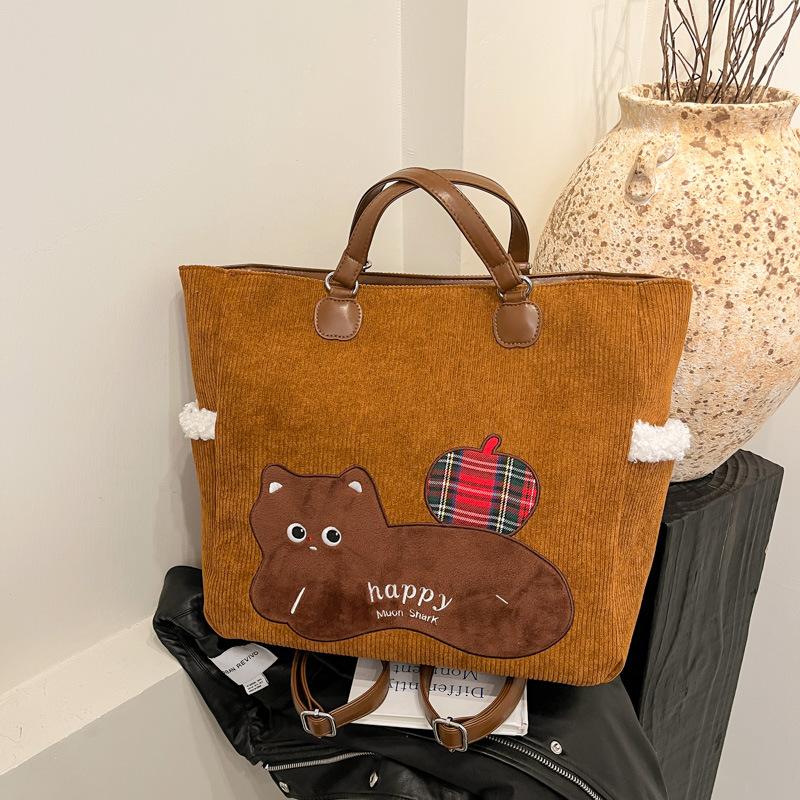 Bag Women's Large-capacity New Casual Versatile Shoulder Shopping Bag Commuter Tote Bag Backpack