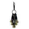 Boho Wall Hanging Ornament Witch Bells for Door Knob Protection, Handmade Rustic Farmhouse Decor Hanger, Vintage Decorative Bell Home Room Witchy