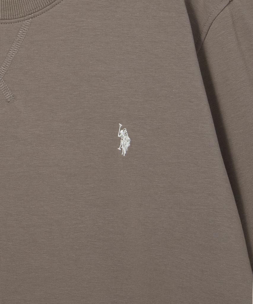USPOLOASSN Cotton Sweatshirt_Mid Brown